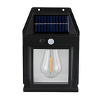Aplique Solar tipo farol 2X1