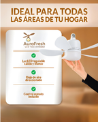 Ventilador con foco 2 en 1