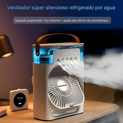 Ventilador Humidificador de Aire frio 2 en 1