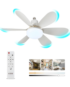 Ventilador con foco 2 en 1