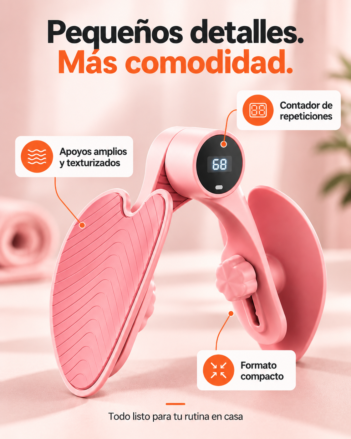 Ejercitador de Pelvis y Muslos FitFem