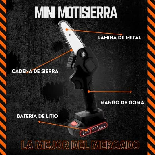 Mini Motosierra Eléctrica 6 pulgadas.